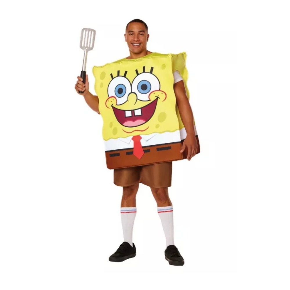 SpongeBob SquarePants Adult Halloween Costume S / M Spatula Complete Set Cosplay